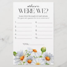 Daisy Onde estávamos no jogo de chá de panela