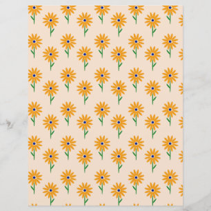 Daisy Scrapbook paper