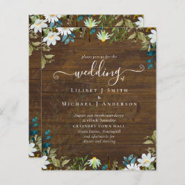 Daisy Wildflower Greenery Wedding