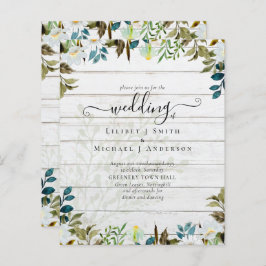Daisy Wildflower Greenery Wedding