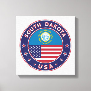 Dakota do Sul, poster da Dakota do Sul, canvas