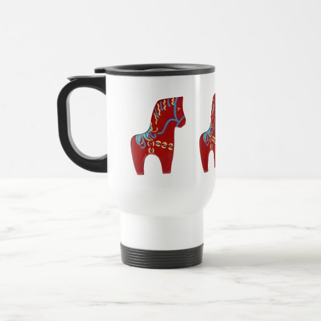 Dala Horse Caneca de viagem (Esquerda)