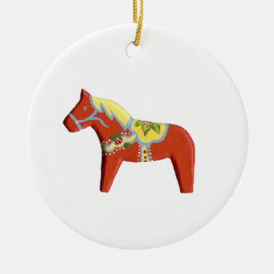 Dala Horse Enfeites de natal