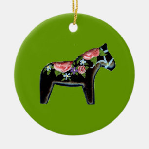Dala Horse Enfeites de natal