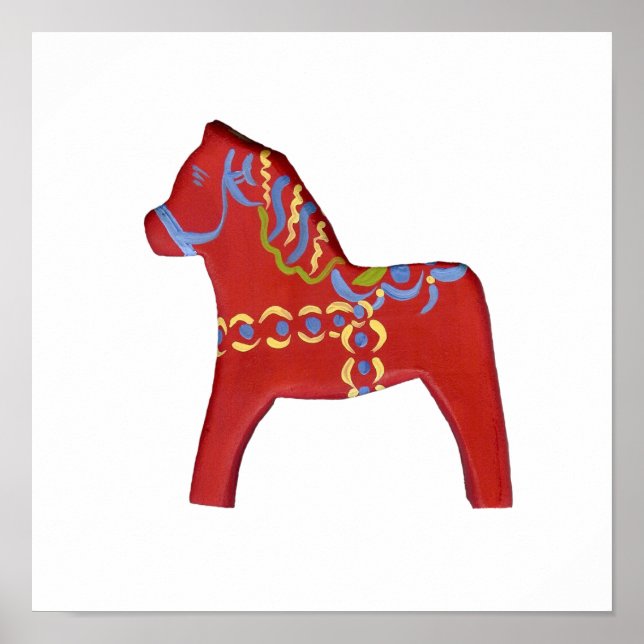 Dala Horse Poster (Frente)