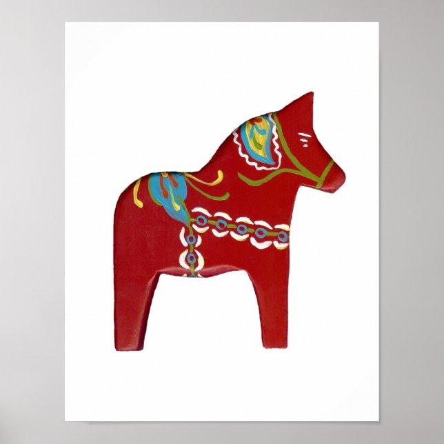 Dala Horse Poster (Frente)