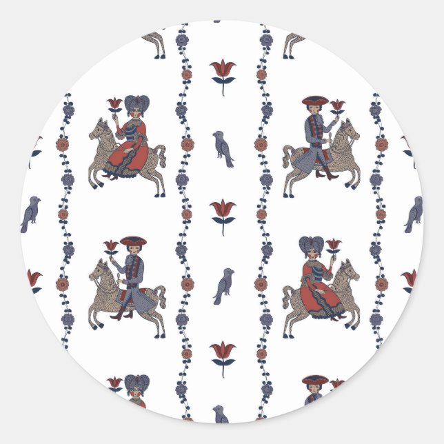 Dala W - Adesivos redondos para artigos de papelar (Frente)