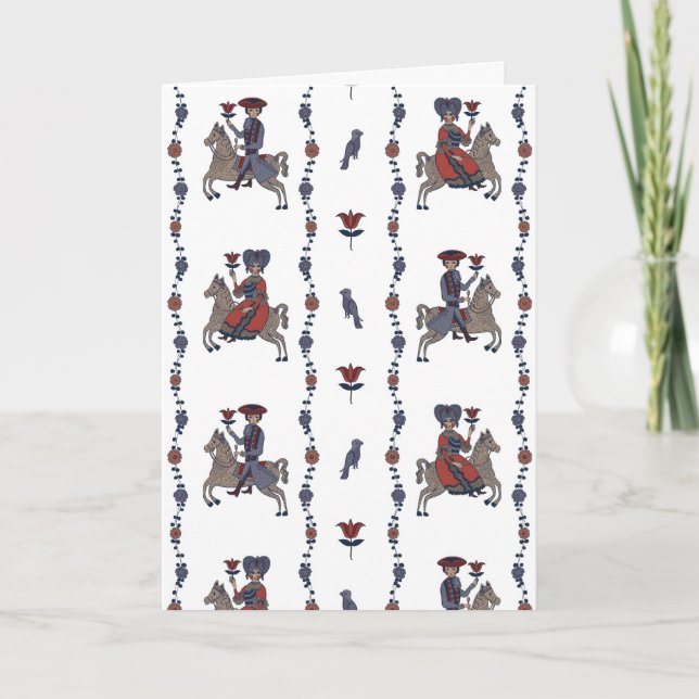 Dala W - Cartão de Saudação Dobrado (Frente)