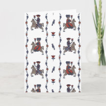 Dala W - Cartão de Saudação Dobrado