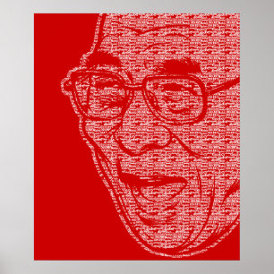 Dalai Lama Disobey o poster de sorriso
