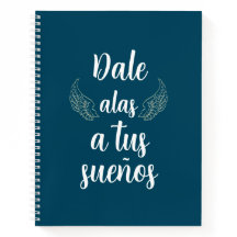 Dale alas a tus sueños Bullet journal Turqueza