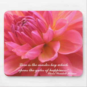 Dália de florescência Mousepad