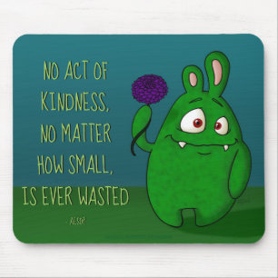 Dália o monstro w/quote, mousepad