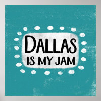 Dallas É A Minha Arte De Poster