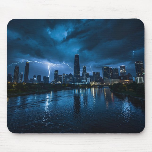 Dallas Lightning Mouse Pad - Urban Texas Office  (Frente)