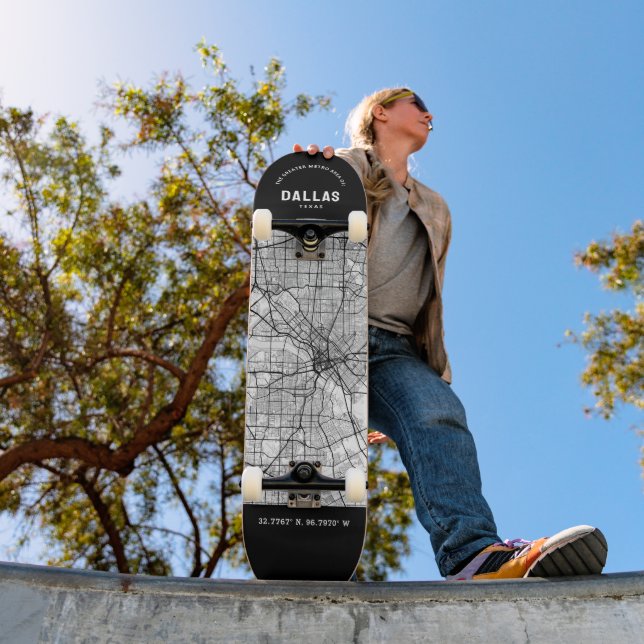 Dallas, skate do mapa da cidade do Texas (Ao ar livre 1)