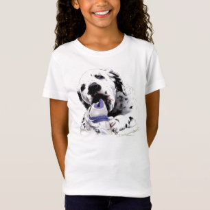 Dalmático - Camisa T de desenho a cores