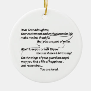 Dama de ornamento da neta... Personalizar