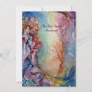 DAMA DO LAGO azul vibrante rosa metálico champanhe