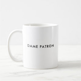 Dama Patrona | Chefa | Caneca de Café Francesa Per