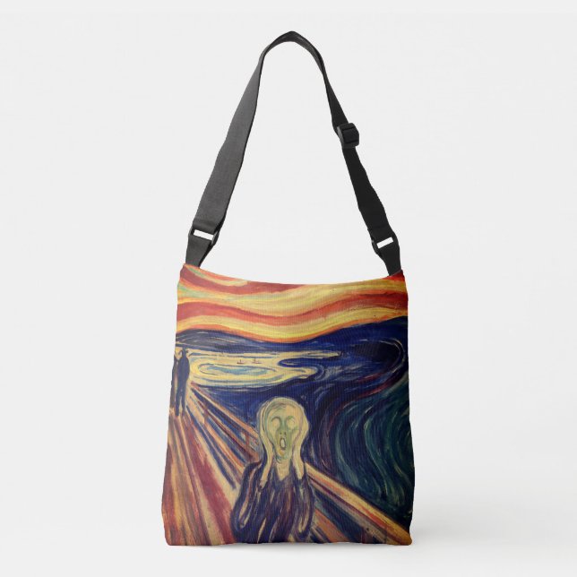 Damas Tote Bag com Munch's The Gritar (Frente)