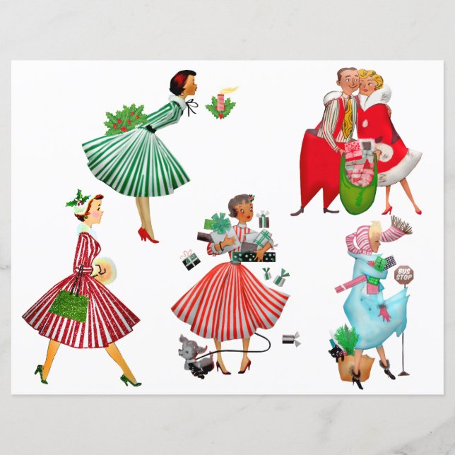 Damas Vintage de 1950 (Frente)