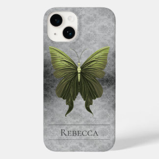 Damasco de Borboleta Verde