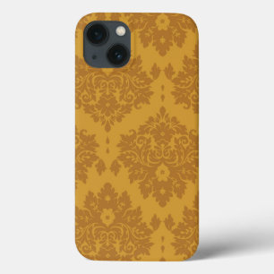 Damasco dourado luxuoso