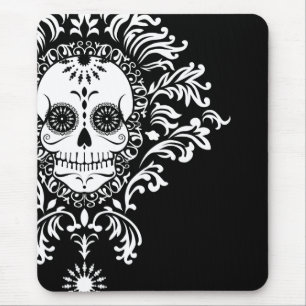 Damasco inoperante - crânio chique Mousepad do