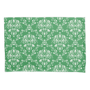 Damasco Verde e Branco