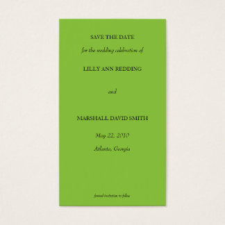 Damask Envelope Save The Date Card