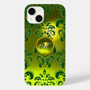 DAMASK GEM MONOGRAMA amarelo