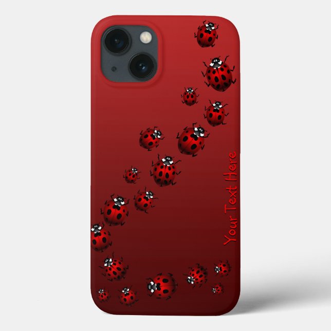 Damybug iPhone 13 Caso Lady Bird Smartphone (Verso)