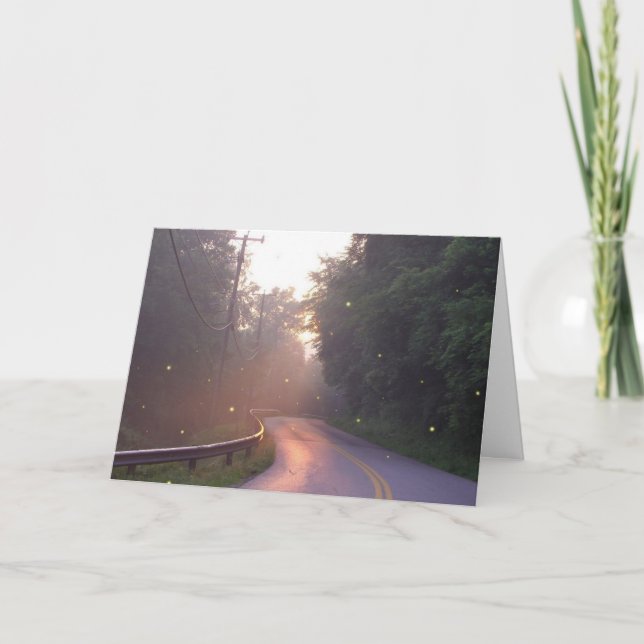 Dança com cartão dos vaga-lume (Frente)