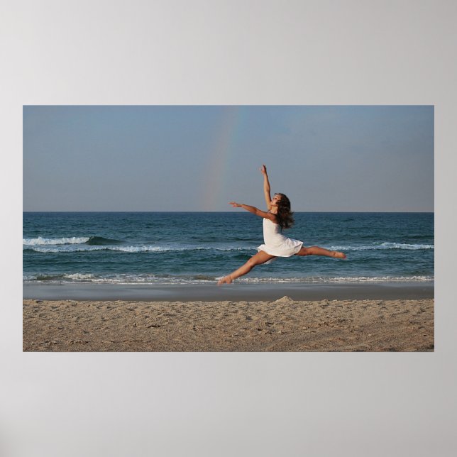 Dança Com Poster Arco-Íris (Frente)