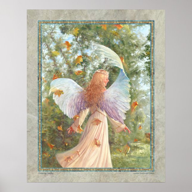 Dança Deixa poster de anjo de 16" x 20" (Frente)
