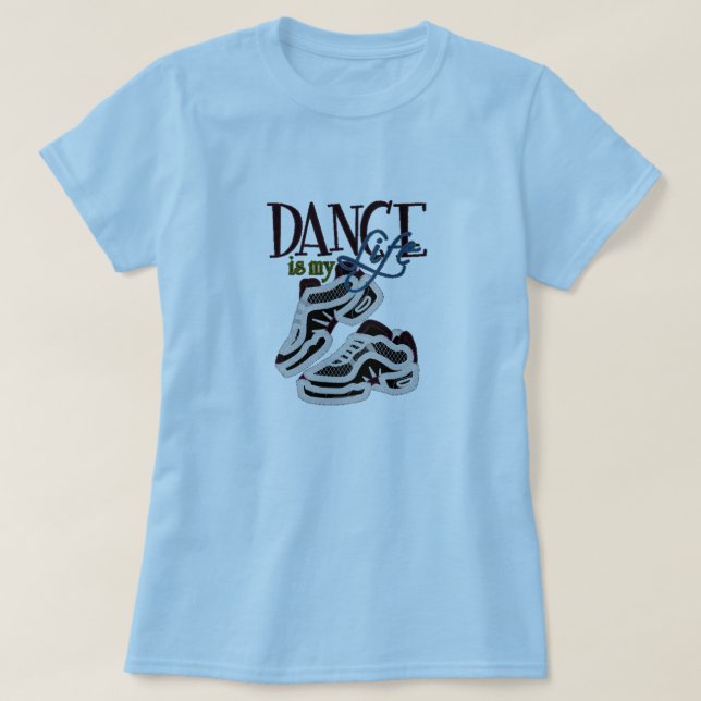 Dança é a minha camiseta da vida (Frente do Design)