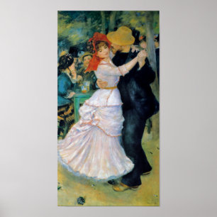 Dança em Bougás Renoir Fine Art Impressão