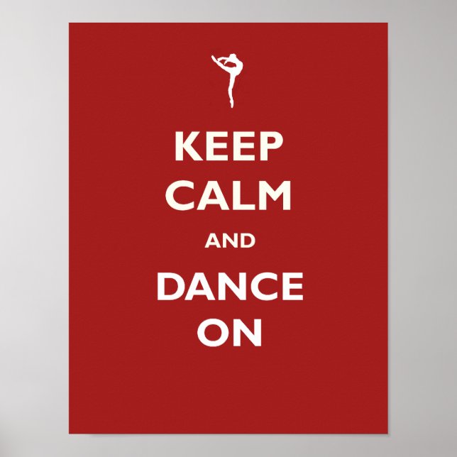 Dança em Dançarinos Poster ou Impressão (Frente)