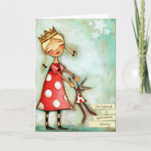 Dança Espontânea - Cartão de Aniversário