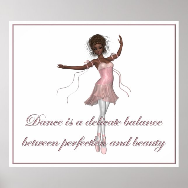 Dança KRW, beleza, perfeição Ballerina Impressão (Frente)