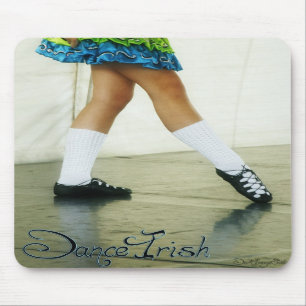 Dança Mousepad azul irlandês