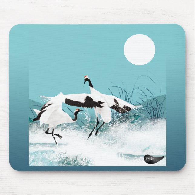 Dança Mousepad do guindaste de Jitaku (Frente)