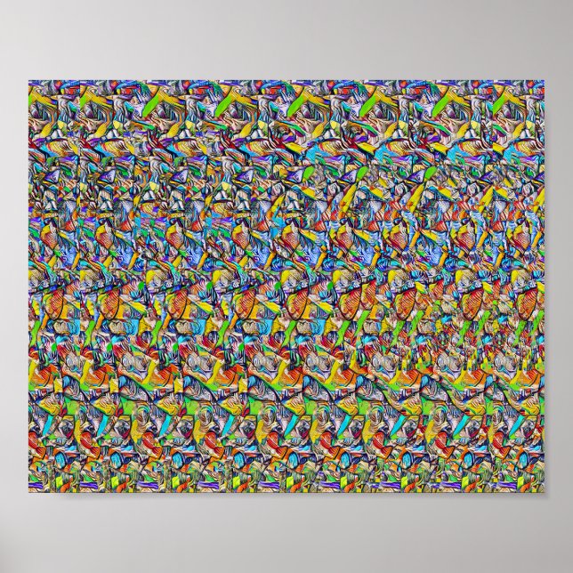 Dança no Brasil - impressão oculta 3D (Frente)