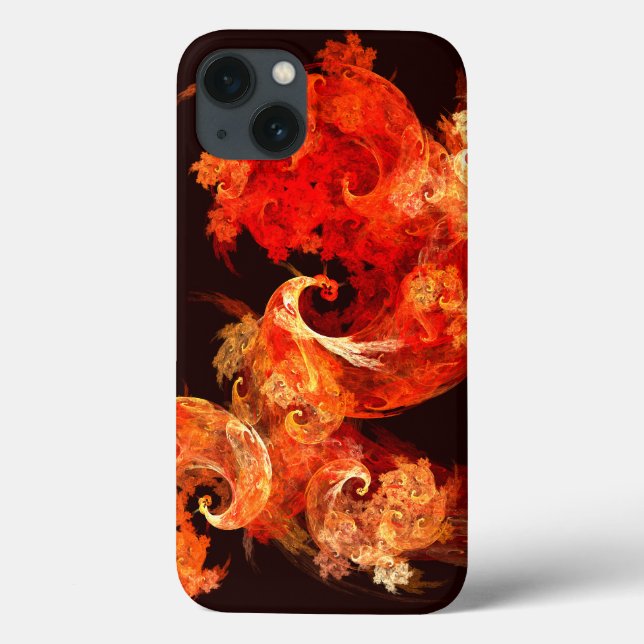Dançando Firebird Abstrato Art iPhone 6 Case (Verso)