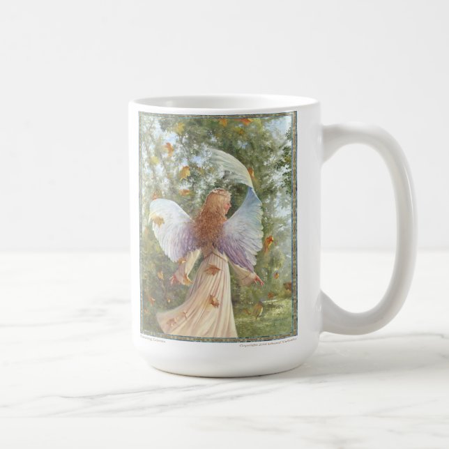 "Dançar deixa" a caneca de café cerâmica branca (Direita)