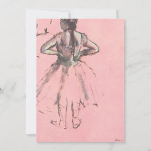 Dançarina vista por trás, mãos nas ancas de Edgar 