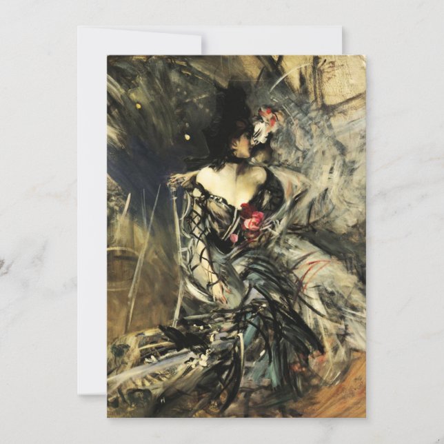 Dançarino espanhol nos convites do vermelho (Frente)