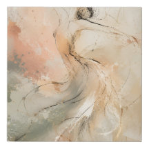 Dançarino na Arte Abstrata de Parede Figura à Deri