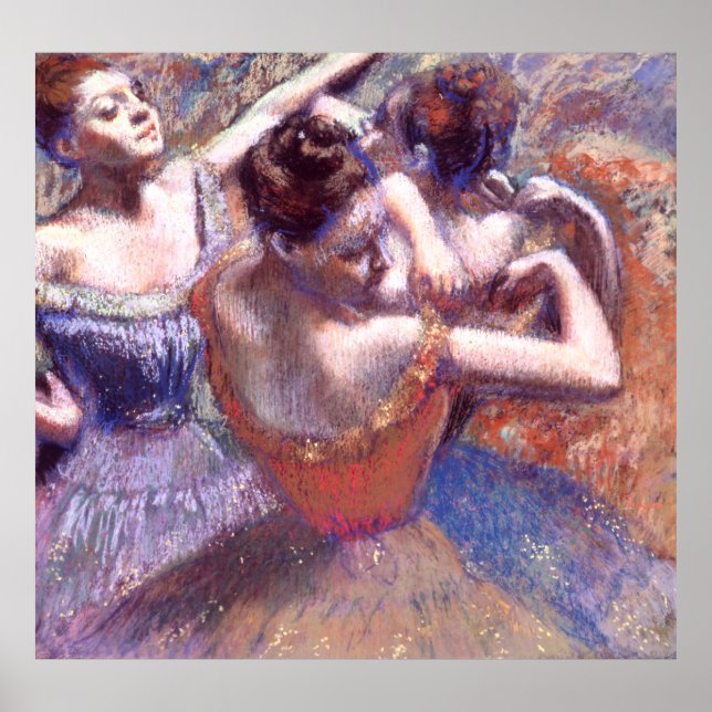 Dançarinos 1899 Edgar Degas Poster (Frente)